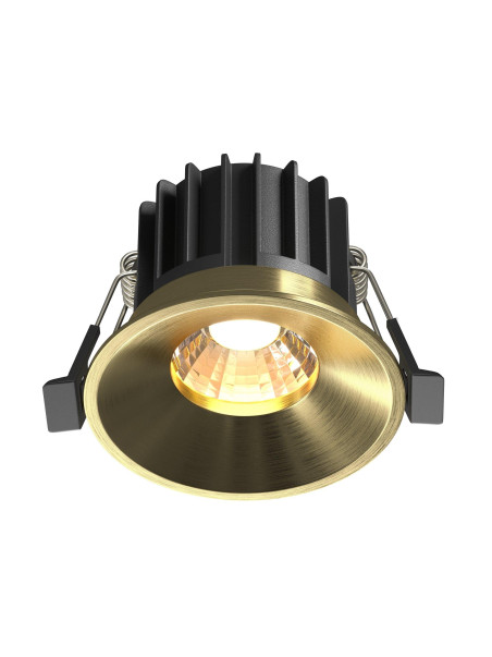 Oprawa wpuszczana LED Round (oczko sufitowe) – okrągła, głęboka, 12W, 3000K, kąt 50°, mosiężna Oprawa wpuszczana LED Round (oczko sufitowe) – okrągła, głęboka, 12W, 3000K, kąt 50°, mosiężna