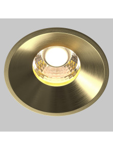 Oprawa wpuszczana LED Round (oczko sufitowe) – okrągła, głęboka, 12W, 3000K, kąt 50°, mosiężna Oprawa wpuszczana LED Round (oczko sufitowe) – okrągła, głęboka, 12W, 3000K, kąt 50°, mosiężna