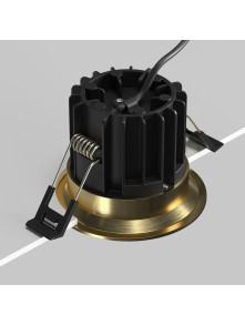 Oprawa wpuszczana LED Round (oczko sufitowe) – okrągła, głęboka, 12W, 3000K, kąt 50°, mosiężna Oprawa wpuszczana LED Round (oczko sufitowe) – okrągła, głęboka, 12W, 3000K, kąt 50°, mosiężna