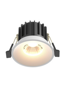 Oprawa wpuszczana LED Round (oczko sufitowe) – okrągła, głęboka, 12W, 3000K, kąt 50°, biała