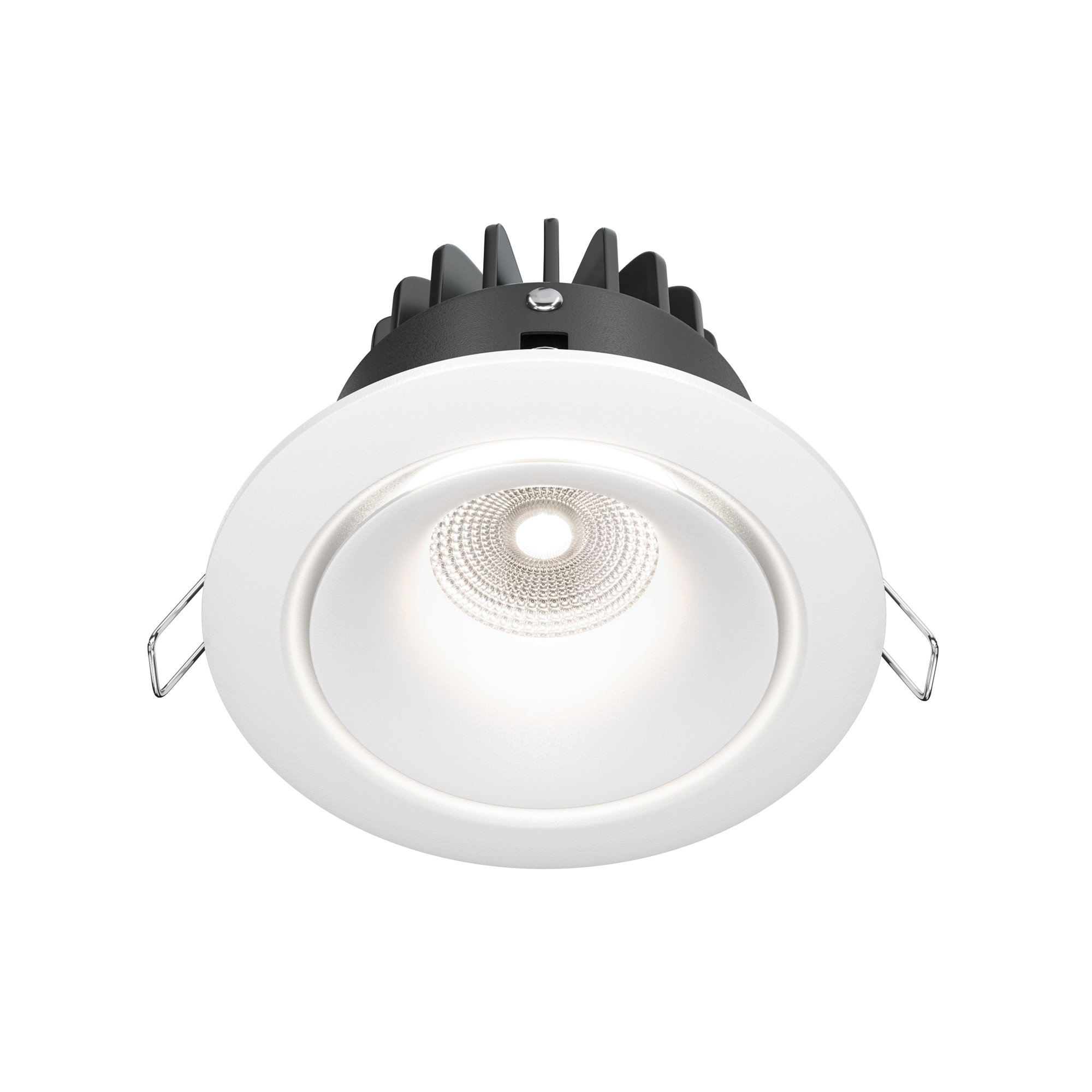 Oprawa wpuszczana LED Yin – oczko, 12W, 4000K, kąt 60°, biała
