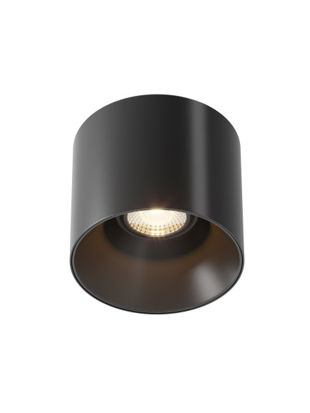 Oprawa sufitowa natynkowa LED Alfa – okrągła, tuba 12.5 cm, 25W, 3000K, kąt 60°, ściemnialna, czarna Oprawa sufitowa natynkowa LED Alfa – okrągła, tuba 12.5 cm, 25W, 3000K, kąt 60°, ściemnialna, czarna
