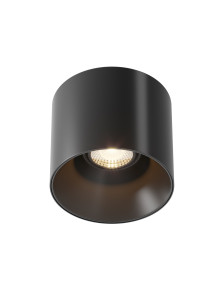 Oprawa sufitowa natynkowa LED Alfa – okrągła, tuba 12.5 cm, 25W, 3000K, kąt 60°, ściemnialna, czarna