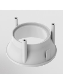 Dekoracyjna ramka do opraw Alfa LED 7 cm 10W, biała Dekoracyjna ramka do opraw Alfa LED 7 cm 10W, biała
