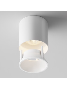 Dekoracyjna ramka do opraw Alfa LED 7 cm 10W, biała Dekoracyjna ramka do opraw Alfa LED 7 cm 10W, biała