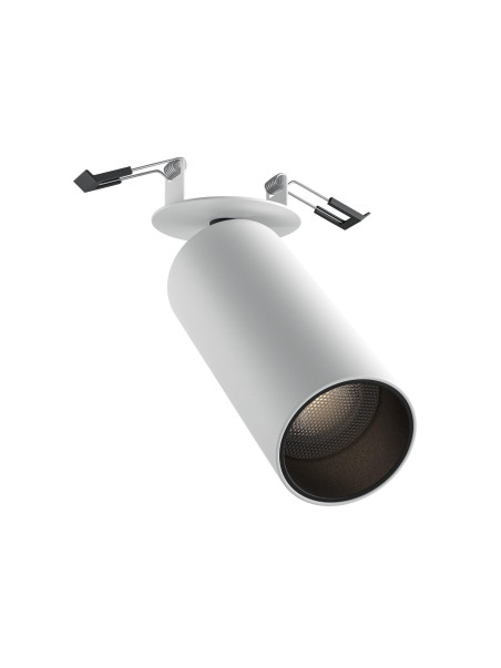 Oprawa sufitowa natynkowa wpuszczana LED Focus – okrągła, spot, regulowany, 12W, 4000K, kąt 50°, biała Oprawa sufitowa natynkowa wpuszczana LED Focus – okrągła, spot, regulowany, 12W, 4000K, kąt 50°, biała