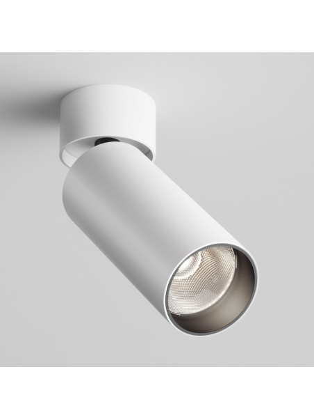 Oprawa sufitowa natynkowa LED Focus – okrągła, spot, regulowany, 12W, 4000K, kąt 50°, biały reflektor Oprawa sufitowa natynkowa LED Focus – okrągła, spot, regulowany, 12W, 4000K, kąt 50°, biały reflektor