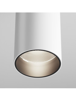 Oprawa sufitowa natynkowa LED Focus – okrągła, tuba, 12W, 4000K, kąt 50°, biała