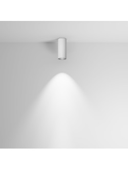 Oprawa sufitowa natynkowa LED Focus – okrągła, tuba, 12W, 4000K, kąt 50°, biała