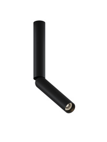 Oprawa sufitowa natynkowa LED Focus T – okrągła, regulowana, wąska tuba, 6W, 3000K, kąt 36°, czarna