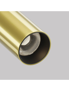 Oprawa sufitowa natynkowa LED Focus T – okrągła, regulowana, wąska tuba, 6W, 3000K, kąt 36°, mosiężna