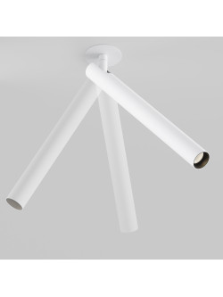Oprawa sufitowa wpuszczana LED Focus T – okrągła, regulowana tuba 30 cm, 6W, 3000K, kąt 36°, biała