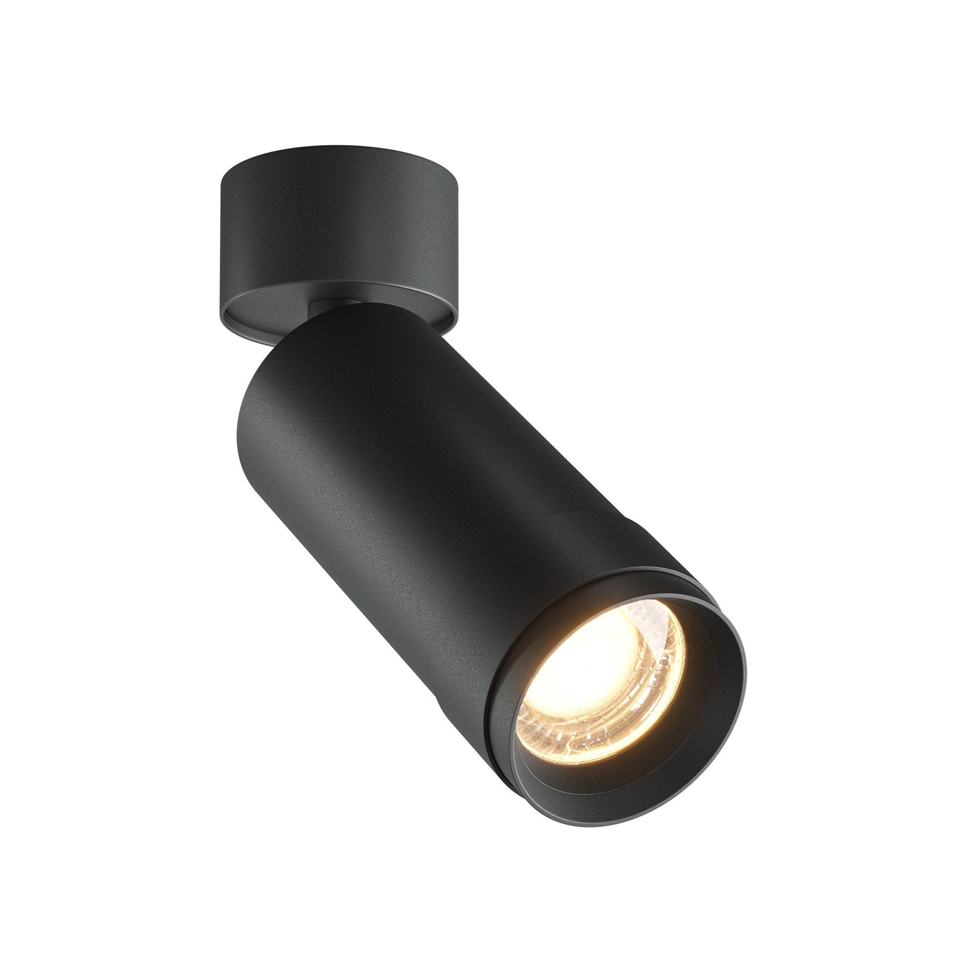Oprawa sufitowa natynkowa LED Focus Zoom – reflektor z regulowanym skupieniem 15°-50°, 12W, 3000K, czarna