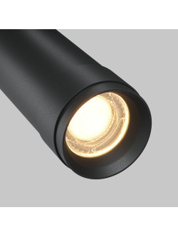 Oprawa sufitowa natynkowa LED Focus Zoom – reflektor z regulowanym skupieniem 15°-50°, 12W, 3000K, czarna