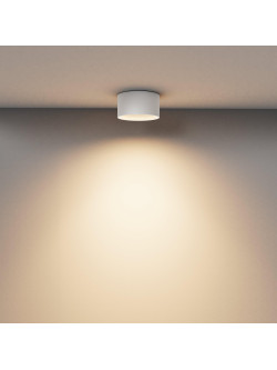 Plafon LED Vega 14 cm – 15W, 3000K, 1020 lm, 110°, mały, biały - Maytoni