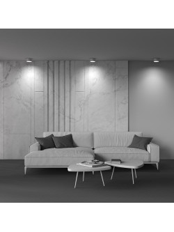 Plafon LED Vega 14 cm – 15W, 3000K, 1020 lm, 110°, mały, biały - Maytoni