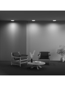Plafon LED Zon 22 cm – 1500 lm, 24W, 3000K, 120°, z mleczną osłoną, biały - Maytoni