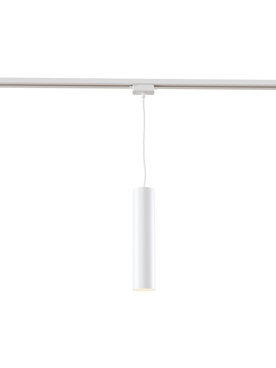 Lampa wisząca tuba GU10 na szynoprzewód 1F Maytoni - biała Focus MINI