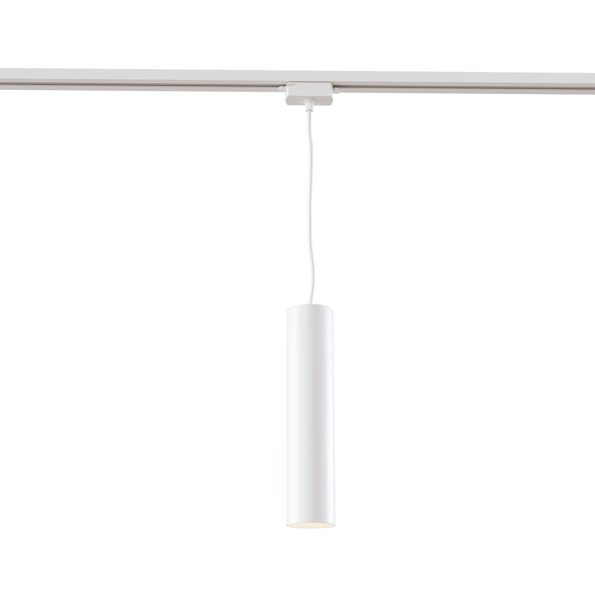 Lampa wisząca tuba GU10 na szynoprzewód 1F Maytoni - biała Focus MINI