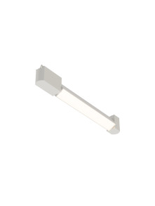 Podłuzna biała lampa 110° na szynoprzewód 1F Maytoni LED do biura - 3000K 780lm 12W - Basis Rot 38 cm