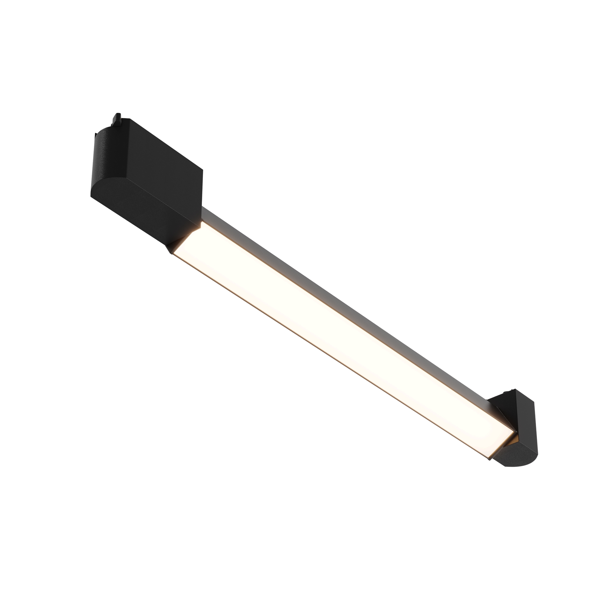 Liniowy reflektor panel 110° na szynoprzewód 1F Maytoni - LED 3000K 1540lm 24W - czarny Basis Rot 51 cm