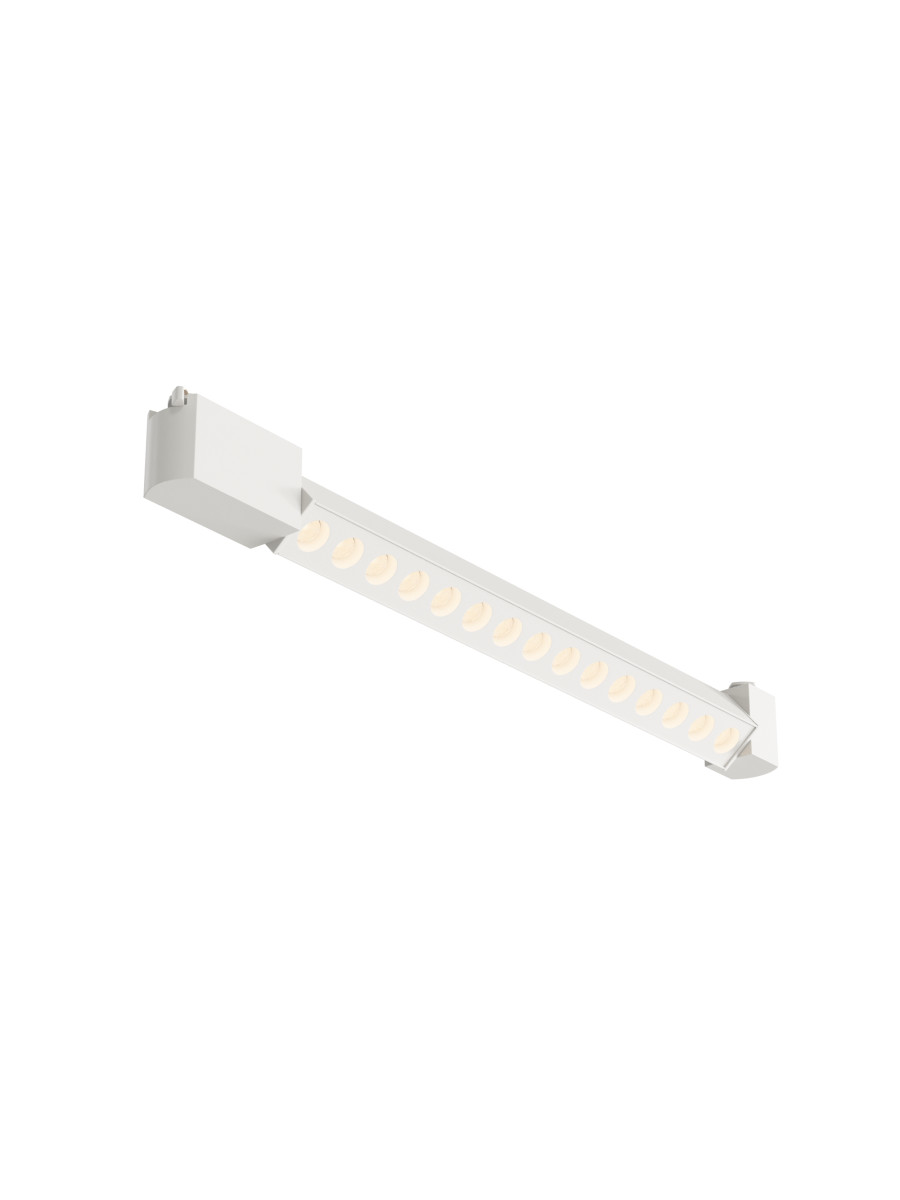Lampa liniowa z oczkami 30° na szynę 1F Maytoni - LED 3000K 1130lm - biały multispot do biura Points Rot 51 cm
