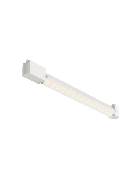 Lampa liniowa z oczkami 30° na szynę 1F Maytoni - LED 3000K 1130lm - biały multispot do biura Points Rot 51 cm