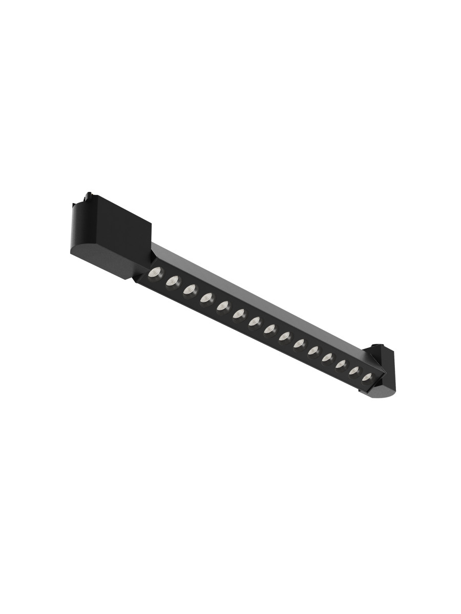 Lampa liniowa z oczkami 30° na szynę 1F Maytoni - LED 4000K 1440lm - czarny multispot do biura Points Rot 51 cm