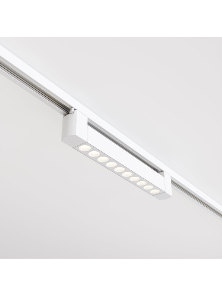 Lampa liniowa z oczkami 36° na szynę 1F Maytoni - LED 4000K 750lm - biały multispot do korytarza Points Rot 33cm Lampa liniowa z oczkami 36° na szynę 1F Maytoni - LED 4000K 750lm - biały multispot do korytarza Points Rot 33cm