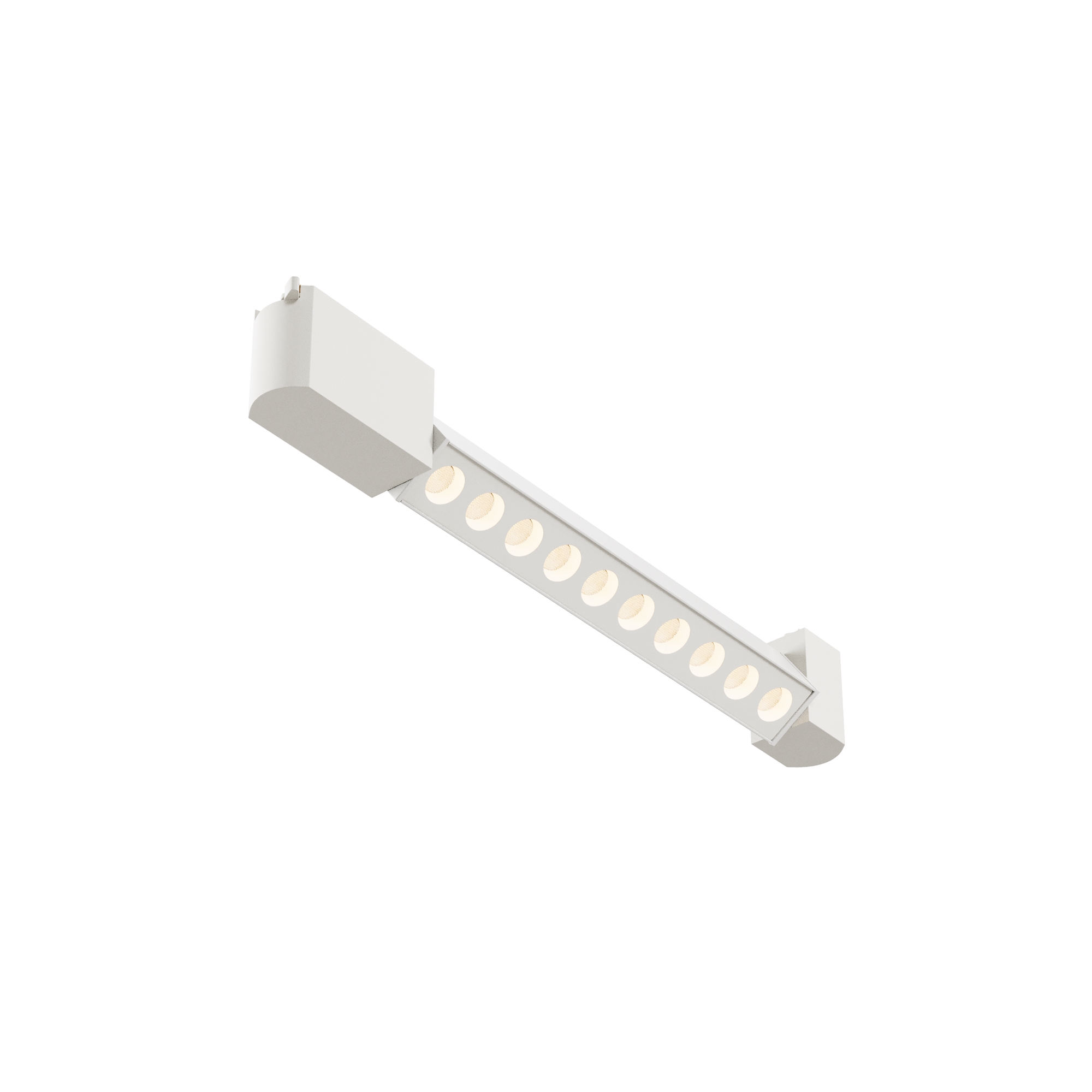Lampa liniowa z oczkami 30° na szynę 1F Maytoni - LED 4000K 760lm - biały multispot do korytarza Points Rot 33cm