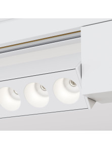 Lampa liniowa z oczkami 36° na szynę 1F Maytoni - LED 4000K 1500lm - biały multispot Points Rot 60 cm