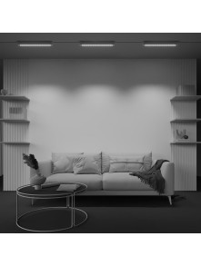Lampa liniowa z oczkami 36° na szynę 1F Maytoni - LED 4000K 1500lm - biały multispot Points Rot 60 cm