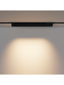 Lampa liniowa z oczkami 30° na szynę 1F Maytoni - LED 3000K 1130lm - czarny multispot do biura Points Rot 51 cm