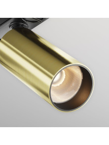 Reflektor tuba 50° na szynoprzewód 1F Maytoni - LED 3000K 900lm 12W - Focus 52mm złoty Reflektor tuba 50° na szynoprzewód 1F Maytoni - LED 3000K 900lm 12W - Focus 52mm złoty