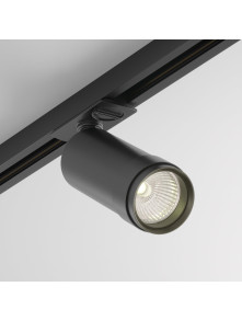 Reflektor szynowy 1F Maytoni - regulowany kąt świecenia 15-50°, czarny, ściemnialny LED 3000K 900lm, Focus Zoom