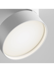 Szeroki reflektor 120° na szynoprzewód 1F Maytoni - biały ONDA LED 4000K 1400lm 18W - do salonu Szeroki reflektor 120° na szynoprzewód 1F Maytoni - biały ONDA LED 4000K 1400lm 18W - do salonu