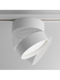 Szeroki reflektor 120° na szynoprzewód 1F Maytoni - biały ONDA LED 4000K 1400lm 18W - do salonu