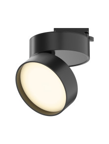 Szeroki reflektor 120° na szynoprzewód 1F Maytoni - czarny ONDA LED 3000K 1000lm 18W - do salonu