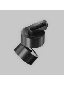 Lampa z rozproszonym światłem 120° na szynoprzewód 1F Maytoni - czarna ONDA LED 4000K 700lm 12W