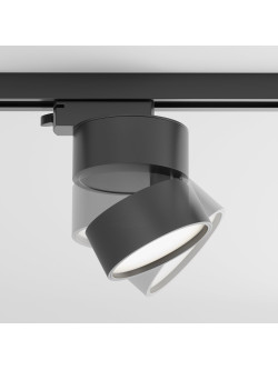 Lampa z rozproszonym światłem 120° na szynoprzewód 1F Maytoni - czarna ONDA LED 4000K 700lm 12W
