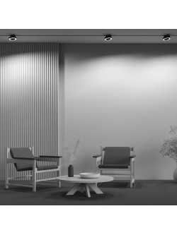 Lampa pierścień świetlny 110° na szynoprzewód 1F Maytoni Rim - LED 3000K 650lm 12W - czarna