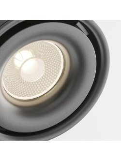 Reflektor 24° na szynoprzewód 1F Maytoni Yin - LED 3000K 950lm - czarny minimalistyczny