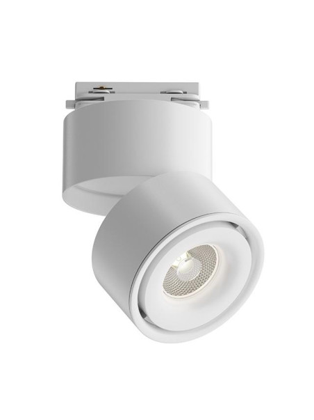 Ściemnialny reflektor 24° na szynoprzewód 1F Maytoni Yin - LED 4000K 1060lm - biały minimalistyczny