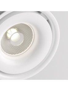 Ściemnialny reflektor 24° na szynoprzewód 1F Maytoni Yin - LED 4000K 1060lm - biały minimalistyczny