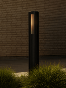 Lampa ogrodowa stojąca Nordlux Aludra czarna 95 cm